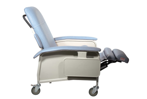 Drive Medical D577-BR Clinical Care Geri Chair Recliner, Blue Ridge